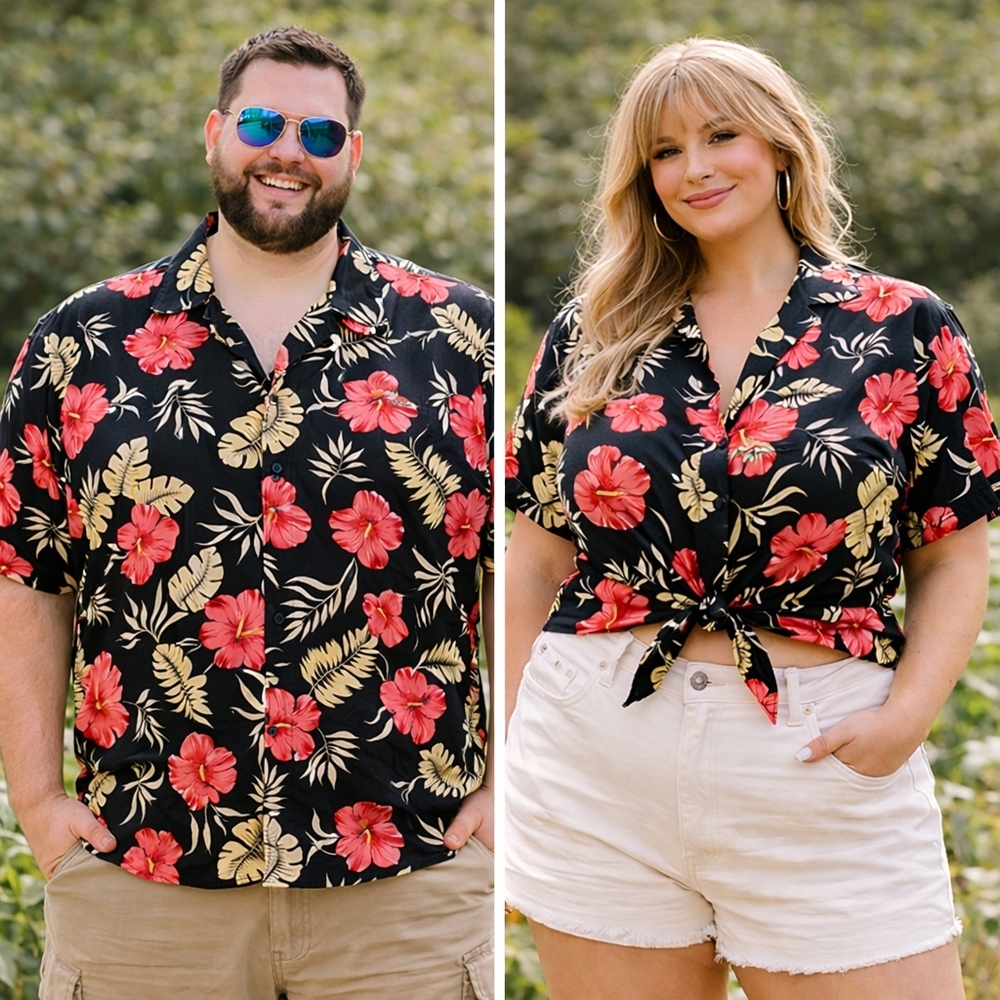 Vintage Men's Classic Hawaiian Tropical Tiki Button Up Short Sleeve Shirt 2X - Picture 1 of 4